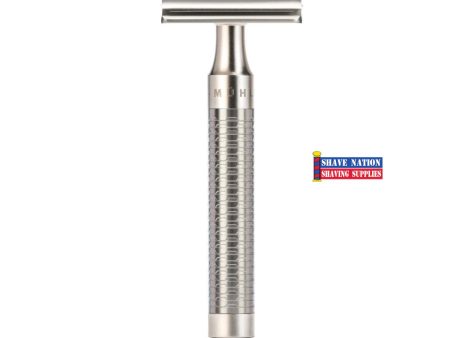 Muhle Rocca R94 Pure Matte Stainless Steel Closed Comb Safety Razor Online Hot Sale